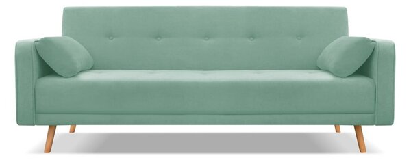 Canapea extensibilă Cosmopolitan Design Stuttgart, verde mentă, 212 cm