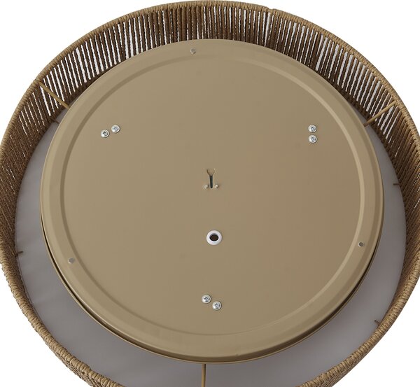 Plafonieră Japandi naturală cu abajur 46cm 3 lumini - Luz