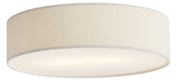 Plafonieră modernă albă cu abajur de catifea 38cm 2 lumini - Luz