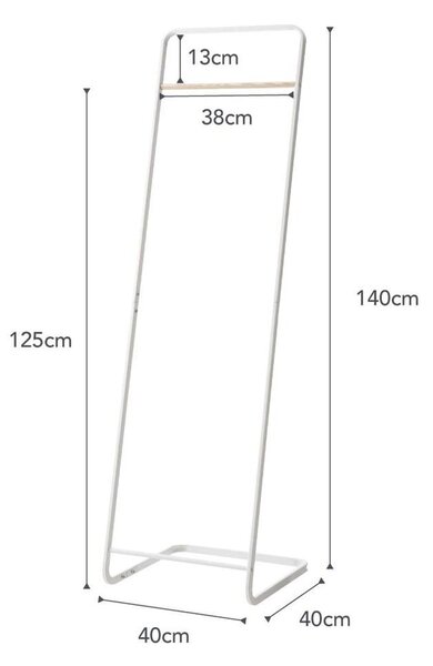 Suport pentru haine alb din metal Tower – YAMAZAKI