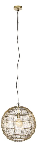 Lampă suspendată modernă din alamă 42 cm - Bolti