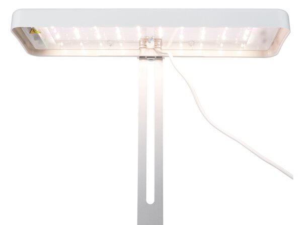 KONDELA Ghiveci inteligent, iluminare cu LED, alb, BIOR