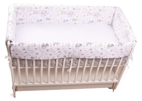 Aparatori laterale patut inalte Kidizi Maxi Circus, pentru pat 120x60 cm
