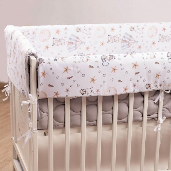 Aparatori laterale patut inalte Kidizi Maxi Circus, pentru pat 120x60 cm