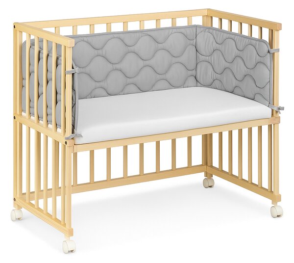 Aparatoare pentru patut co-sleeper 90x50 Kidizi Grey Deluxe