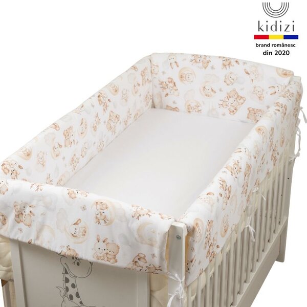 Aparatori laterale patut inalte Kidizi Maxi Just Dreaming, pentru pat 120x60 cm