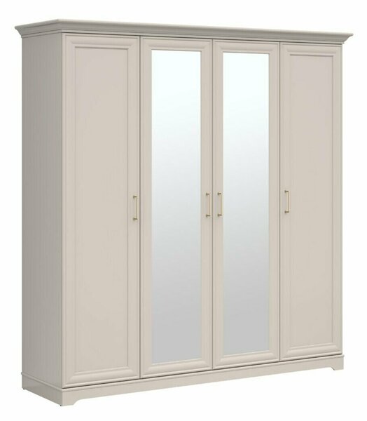 Dulap Evanuo 103, Cașmir, 216x210x61cm, 138.6 kg, Uși dulap: Cu balamale