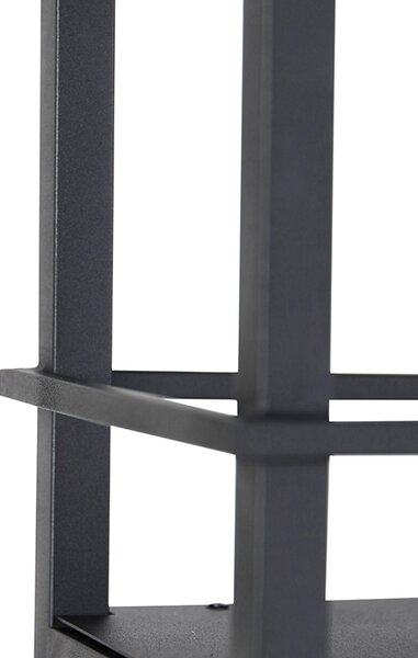 Lampă suspendată industrială neagră cu plasă 4 lumini - Cage Rack