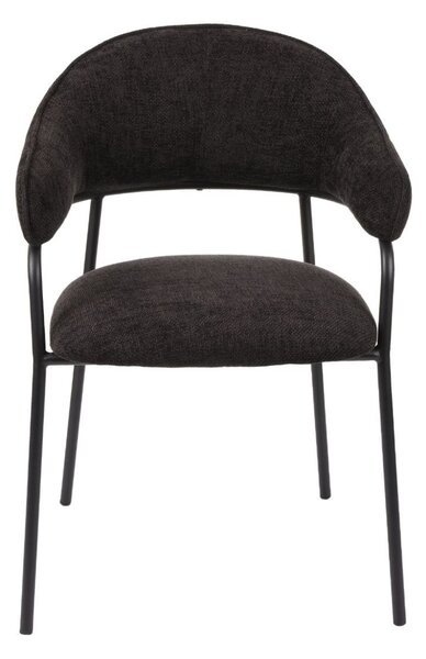 Scaun de dining Bianca negru