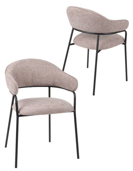 Scaun de dining Bianca gri