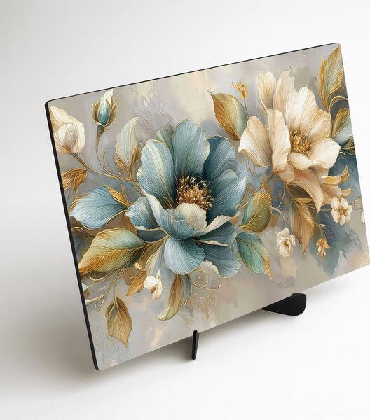 DUBLEZ | Tablou modern de perete - Flori delicate | Imprimare UV premium