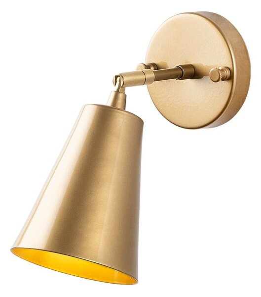 Aplică de perete aurie ø 10 cm Evander – Opviq lights