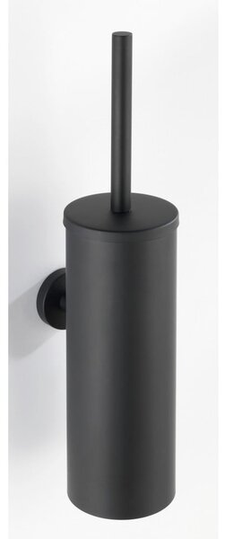 Perie de WC negru-mat de montat pe perete din oțel inoxidabil Bosio – Wenko