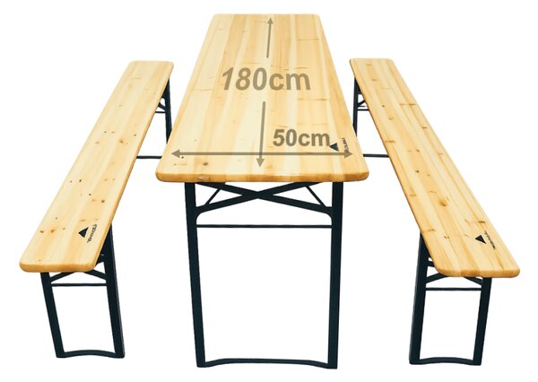 Set de bere din lemn – 180 cm, 50cm