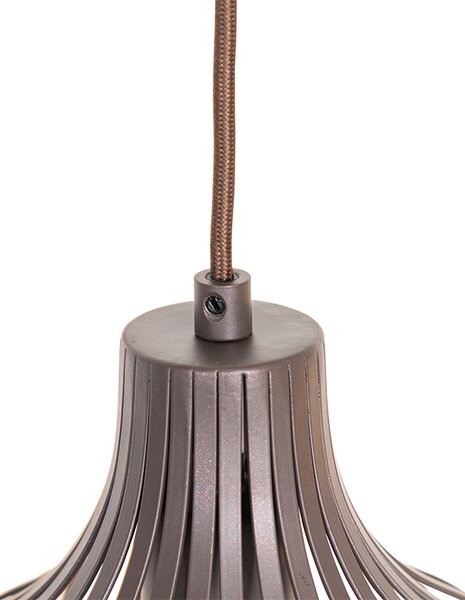 Lampă suspendată modernă maro 4 lumini - Sapphira