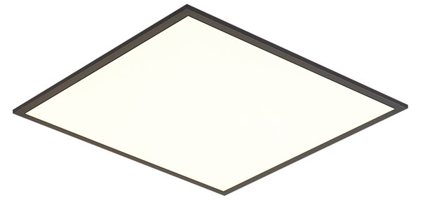 Panou LED negru pătrat cu LED inclus, cu dimmer în 3 trepte - Reeves