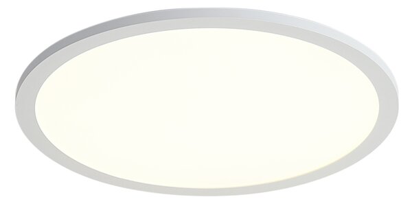Panou LED inteligent alb 40cm incl. LED Dim to Warm cu telecomandă - Knob