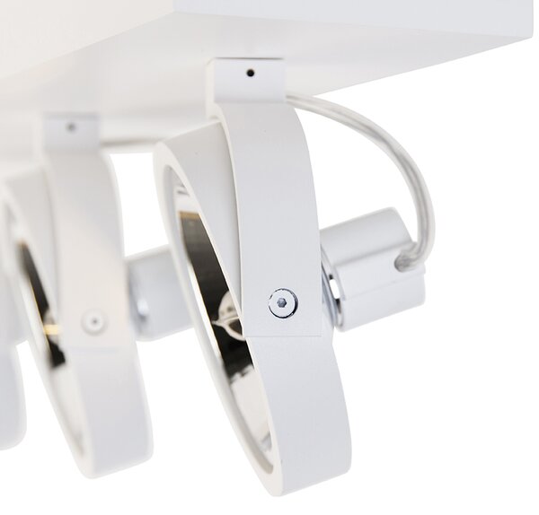 Spotlight de design alb reglabil cu 3 lumini - Go