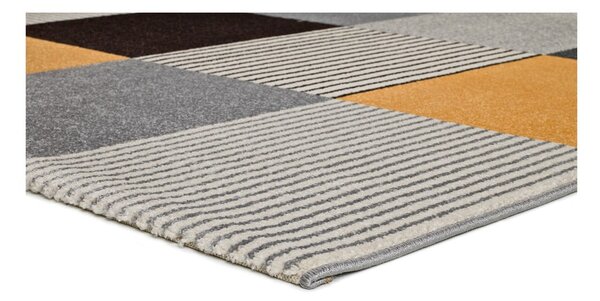 Covor Universal Gladys Lento, 80 x 150 cm, portocaliu-gri