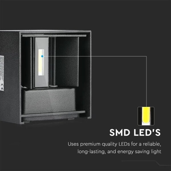Aplică LED de exterior LED/11W/230V 3000K IP65 neagră