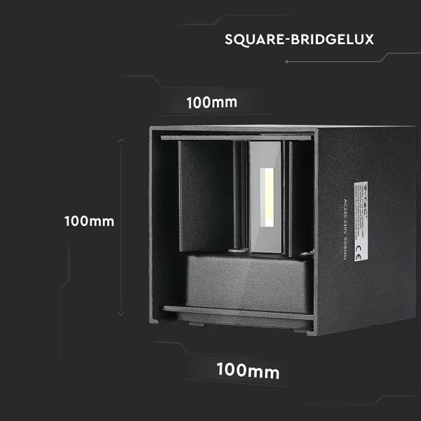 Aplică LED de exterior LED/11W/230V 3000K IP65 neagră