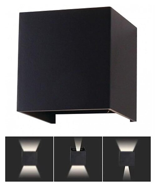 Aplică LED de exterior LED/11W/230V 3000K IP65 neagră