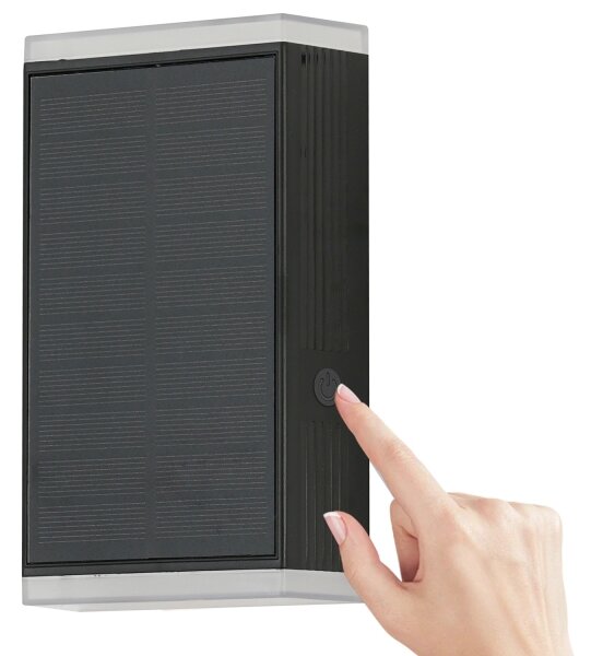 Aplică LED solară Brilagi SUN GUARD LED/2W/3,7V 2000 mAh IP45