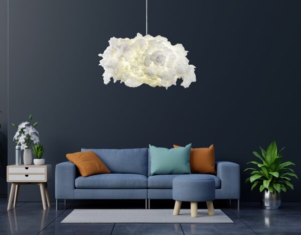 Lustră pe cablu SERENITY 1xE27/40W/230V alb