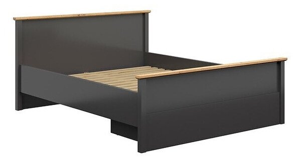 Pat Sordoro 110Dublu, Gri inchis, 160x200, PAL laminat, 17x21x10cm