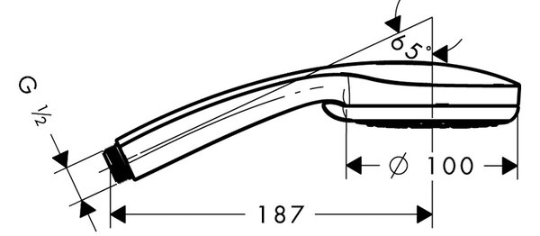 Hansgrohe Croma duș de mână crom 28535000