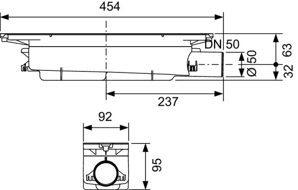 Tece Drainprofile sifon cădiță duș 673002