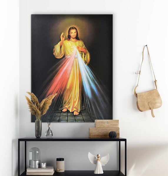 DUBLEZ | Tablou cu Isus Hristos - Milostivirea divină | Imprimare UV premium
