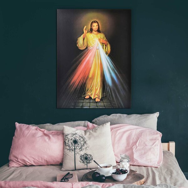 DUBLEZ | Tablou cu Isus Hristos - Milostivirea divină | Imprimare UV premium
