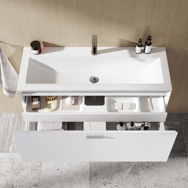 Ravak Clear lavoar 100x38 cm dreptunghiular mobilier alb luciu XJJ01110000