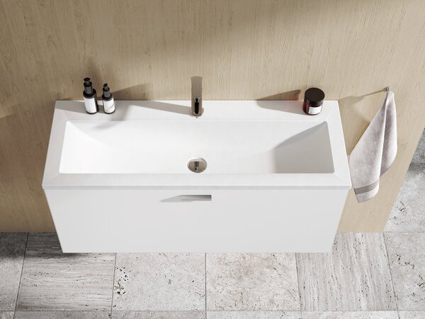 Ravak Clear lavoar 100x38 cm dreptunghiular mobilier alb luciu XJJ01110000