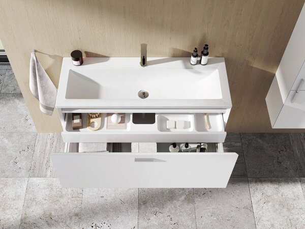 Ravak Clear lavoar 100x38 cm dreptunghiular mobilier alb luciu XJJ01110000
