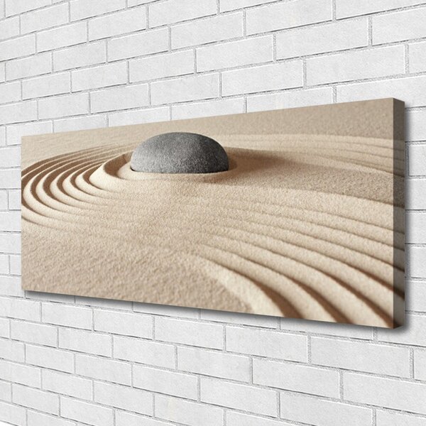 Tablou pe panza canvas Gresie Art Gri Galben