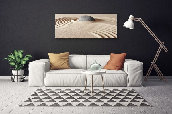 Tablou pe panza canvas Gresie Art Gri Galben