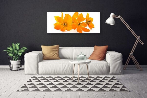 Tablou pe panza canvas Flori Floral Orange