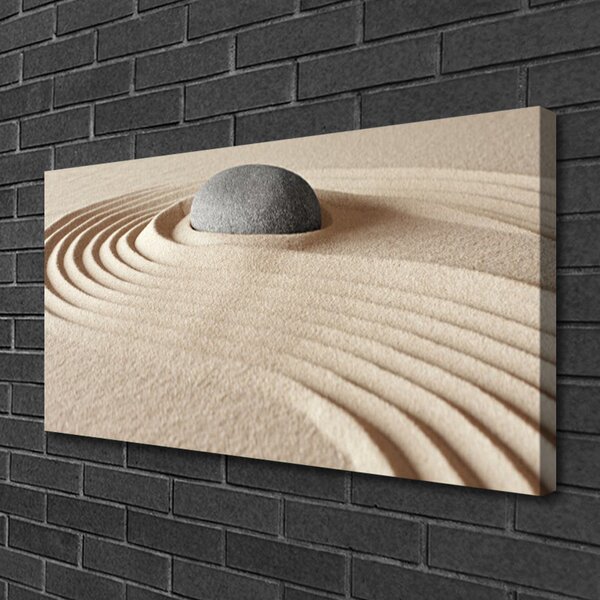 Tablou pe panza canvas Gresie Art Gri Galben