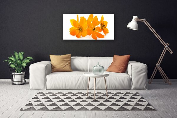 Tablou pe panza canvas Flori Floral Orange