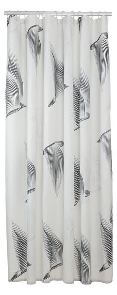 Sealskin Birds perdea de duș 200x180 cm alb-negru 800141