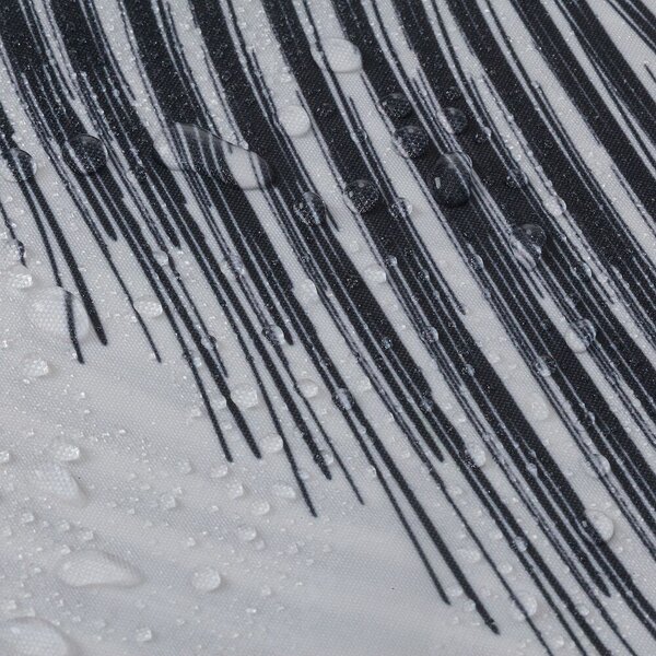 Sealskin Birds perdea de duș 200x180 cm alb-negru 800141