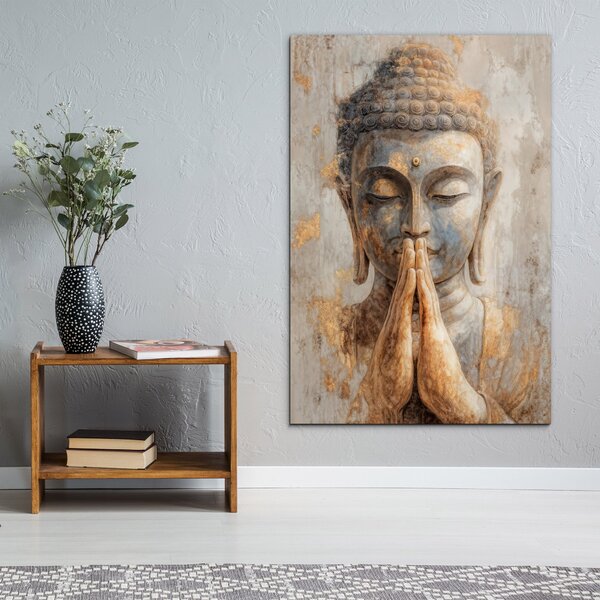 DUBLEZ | Tablou din lemn - Buddha | Imprimare UV premium
