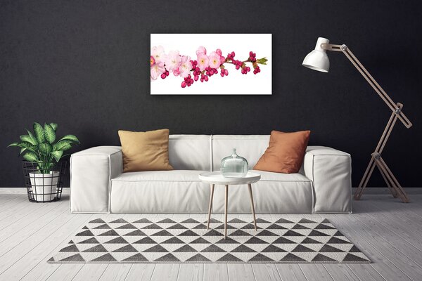 Tablou pe panza canvas Flower Branch Floral roz