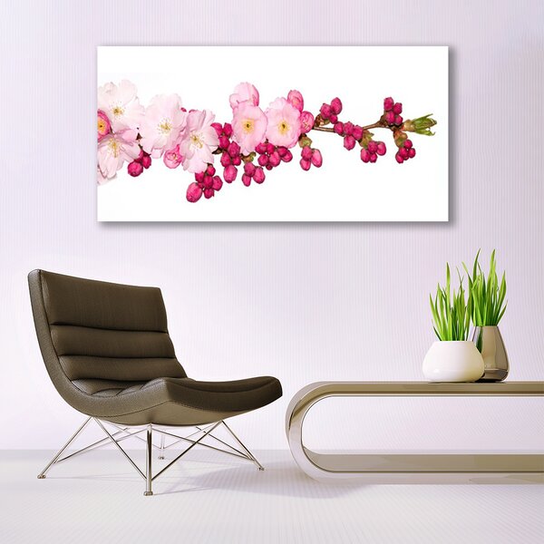 Tablou pe panza canvas Flower Branch Floral roz
