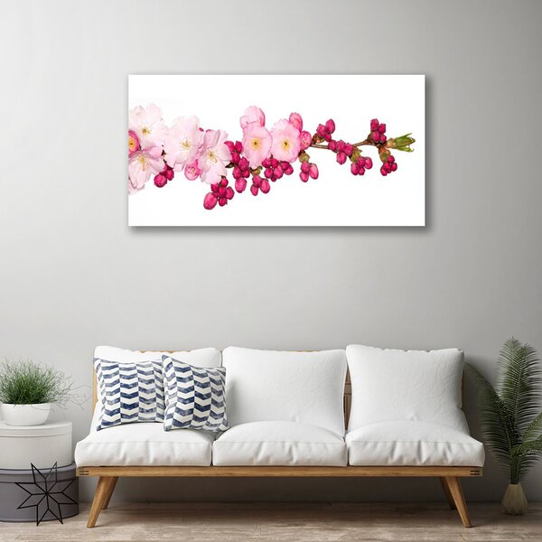 Tablou pe panza canvas Flower Branch Floral roz