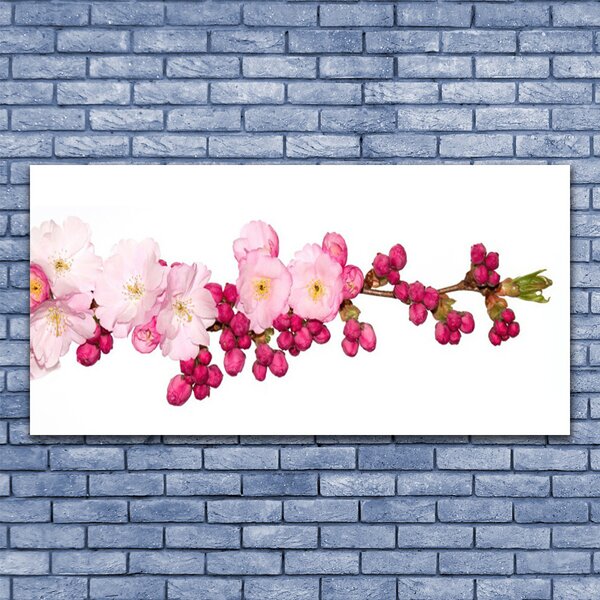 Tablou pe panza canvas Flower Branch Floral roz