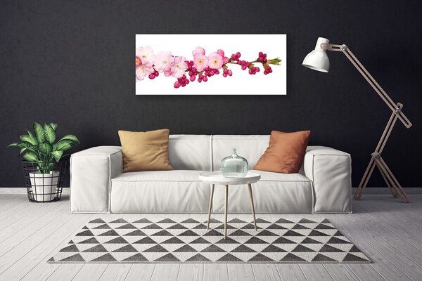 Tablou pe panza canvas Flower Branch Floral roz