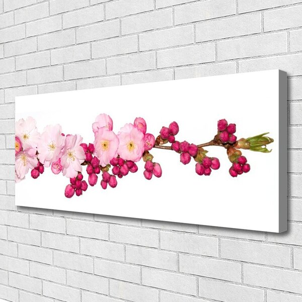 Tablou pe panza canvas Flower Branch Floral roz
